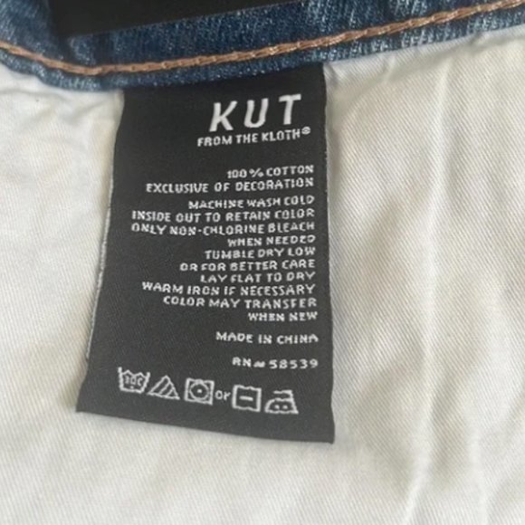 Kut from the Kloth Size 4 Denim Shorts NWOT - Picture 3 of 6